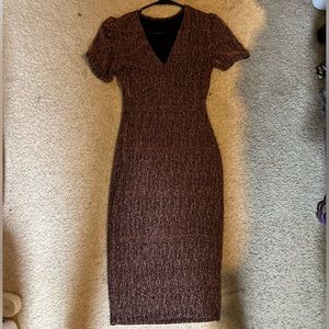 Glittery gold and black